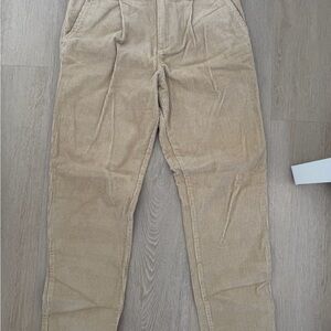 Zara Men's Beige Corduroy Pants